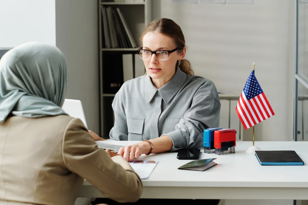 Legal consultation with immigration lawyer for visa application assistance